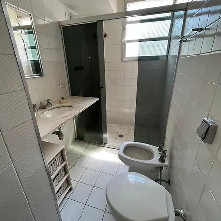 Apartamento Na Rua Da Praia Com Vista Para O Mar Guaruja Exterior photo